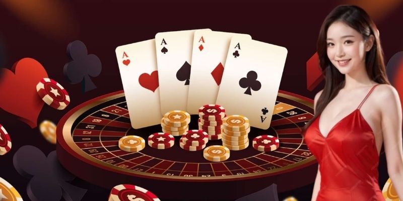 Dealer chuyên nghiệp chia bài trực tiếp tại bàn