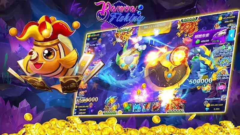 Đại dương sống động trong game bắn cá miễn phí khiến người chơi như lạc vào thế giới dưới nước thực thụ.