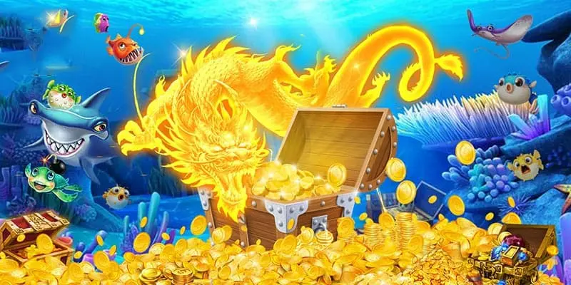 Khoảnh khắc người chơi tiêu diệt Long Vương – boss khủng nhất của trò chơi để nhận thưởng cực lớn.