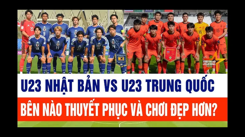 Cầu thủ U23 Nhật Bản tung cú sút mạnh vào khung thành U23 Trung Quốc Cầu thủ U23 Nhật Bản tung cú sút mạnh vào khung thành U23 Trung Quốc